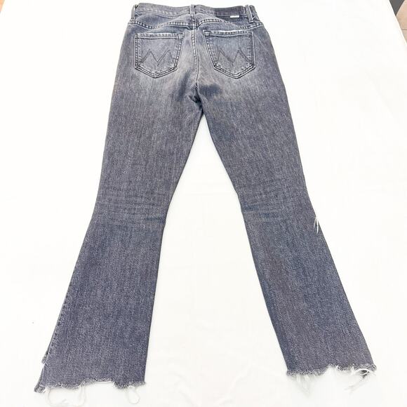Mother The Insider Crop Step Chew Pedal to the Metal Destoyed Denim Jean Size 24 - Picture 5 of 10